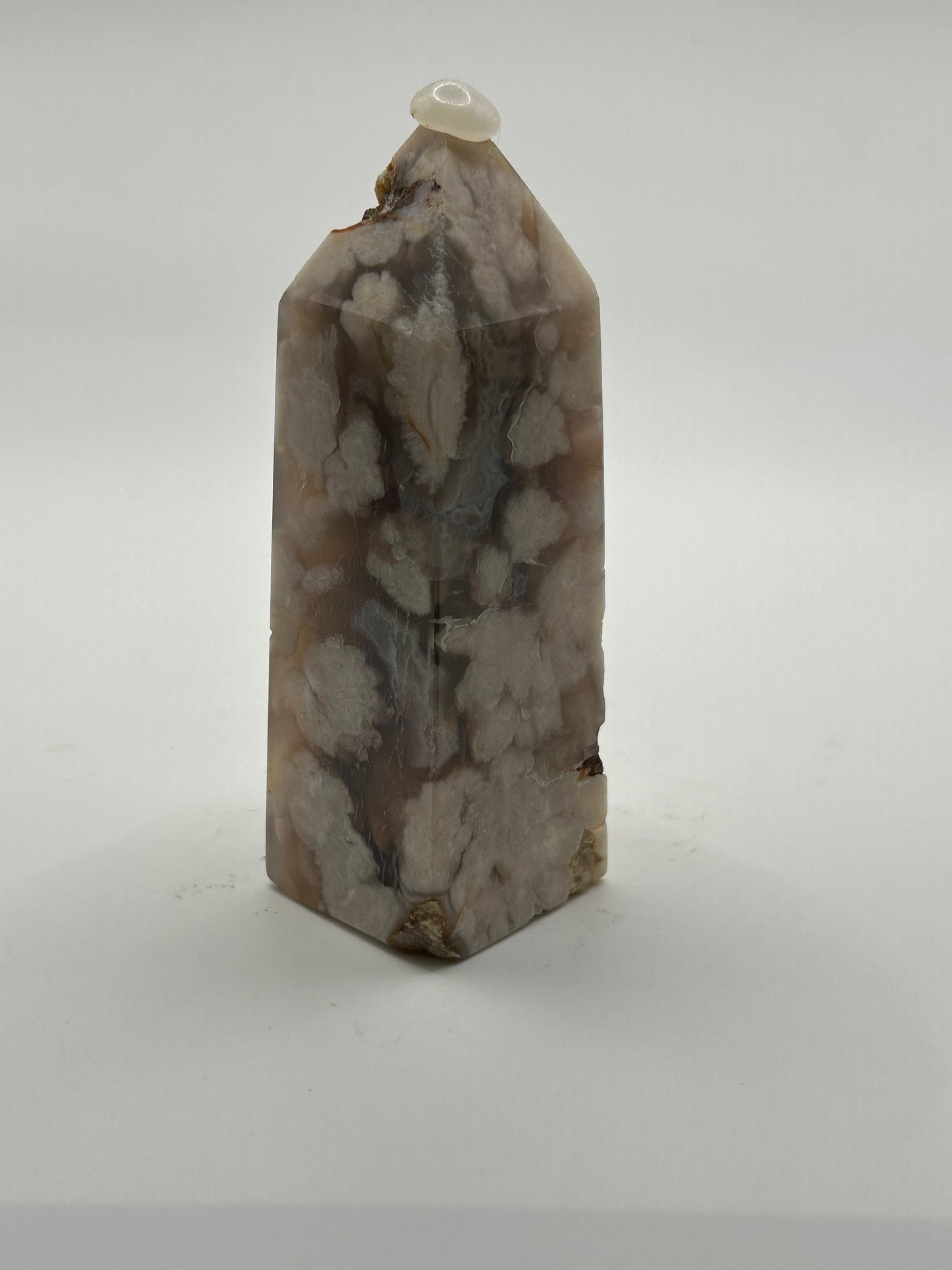 Tower(s) - Black Flower Agate