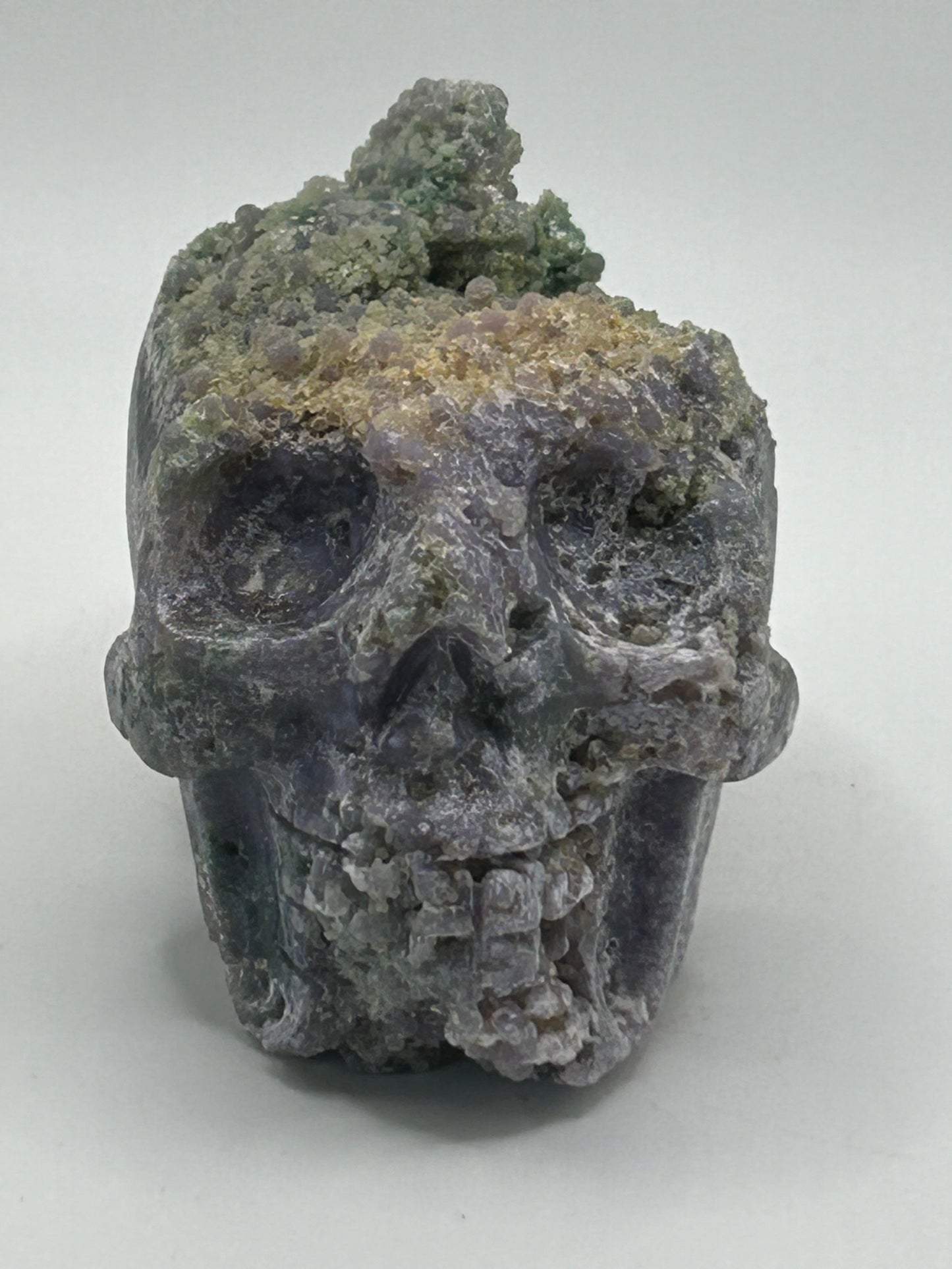 Skull(s) - Grape Agate, Raw
