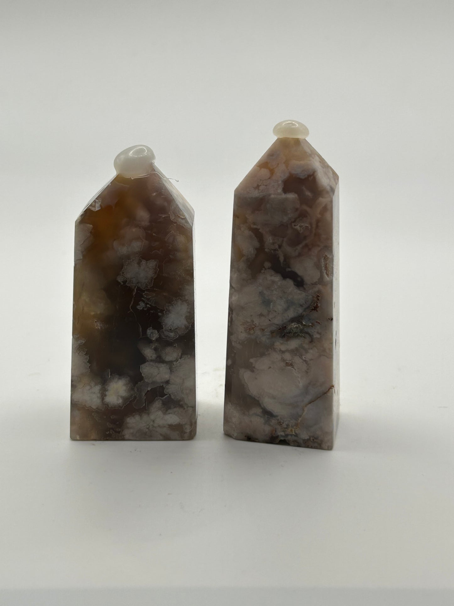 Tower(s) - Black Flower Agate