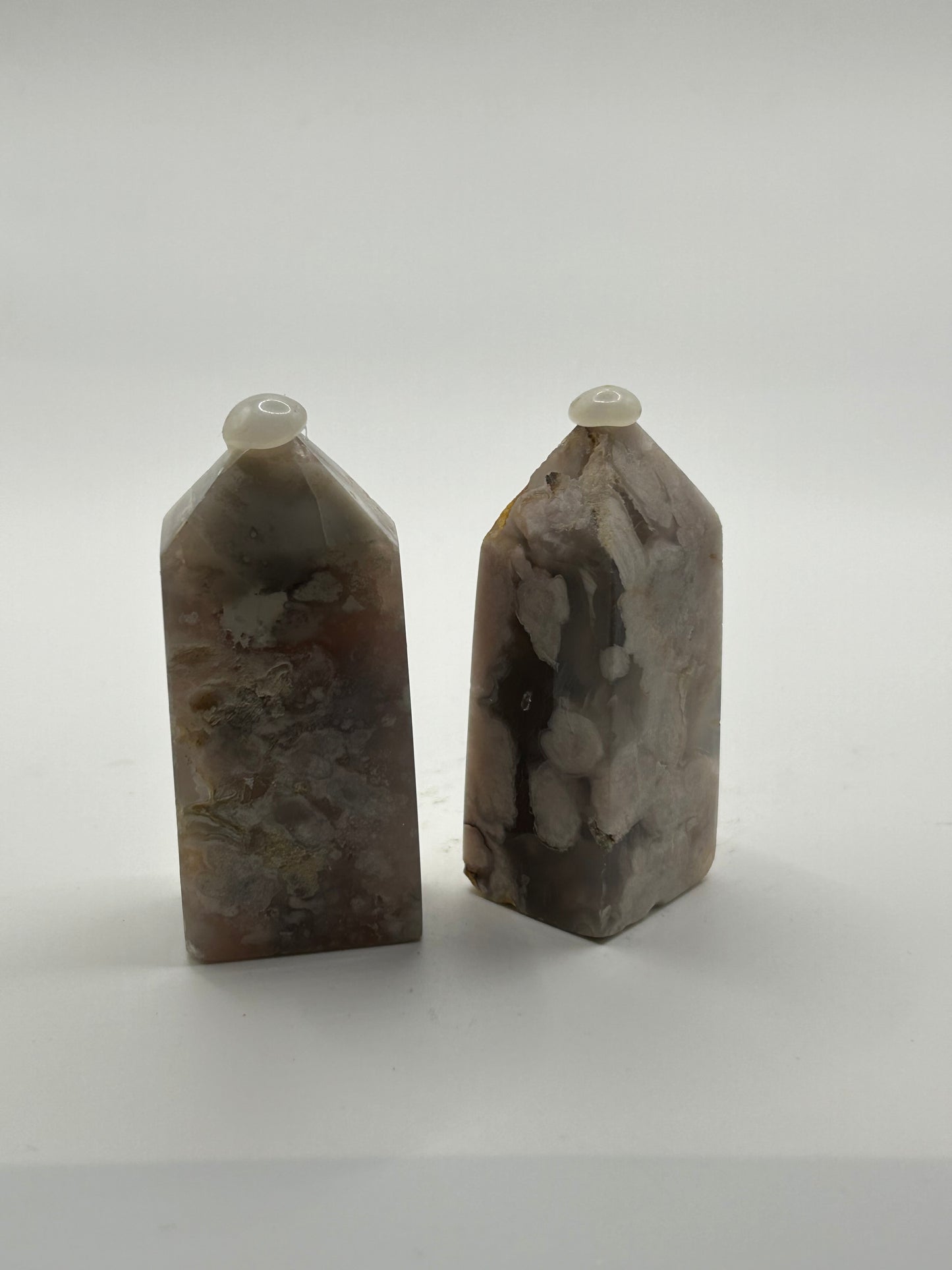 Tower(s) - Black Flower Agate