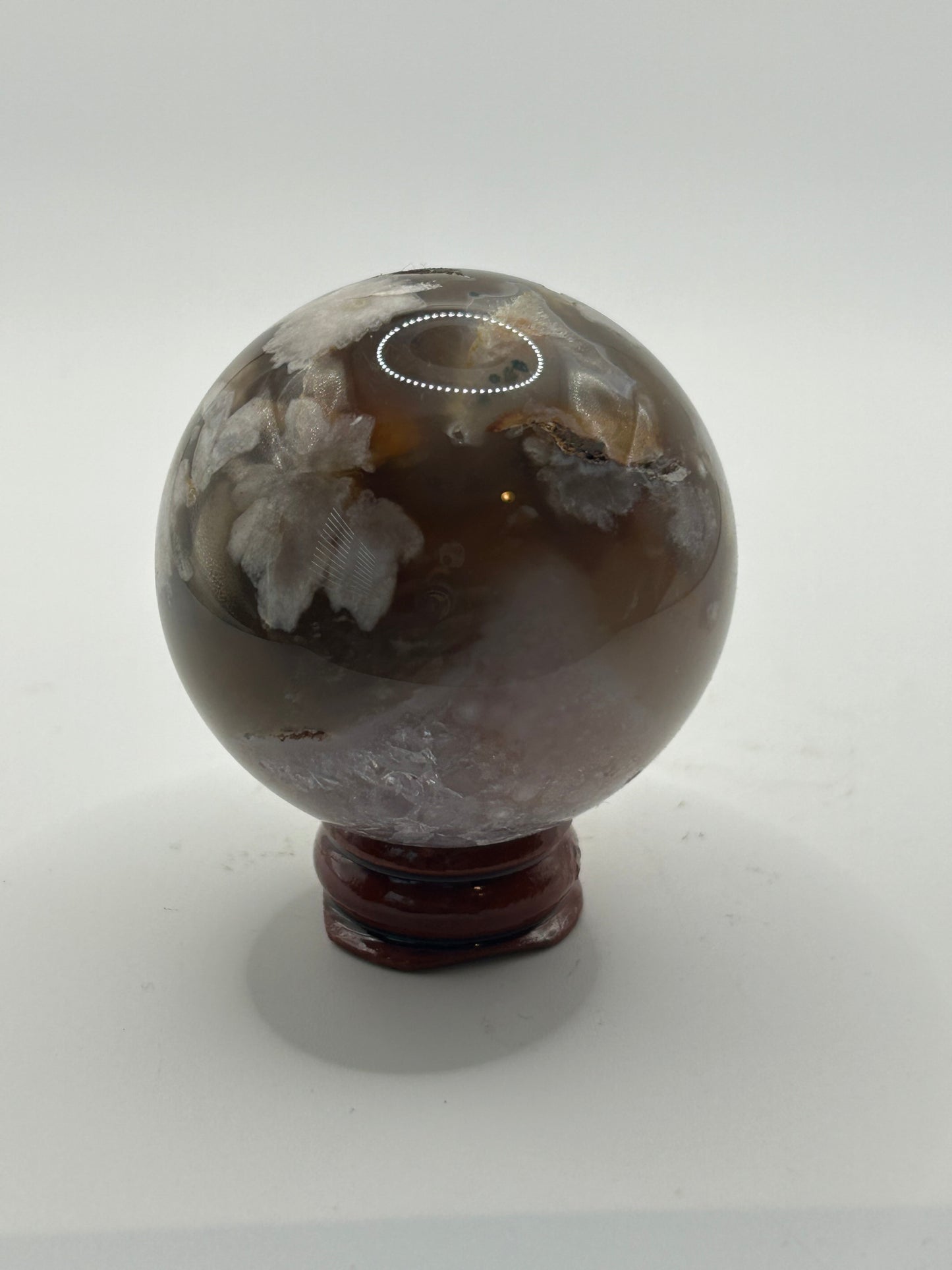 Sphere(s) - Black and Blue Flower Agate