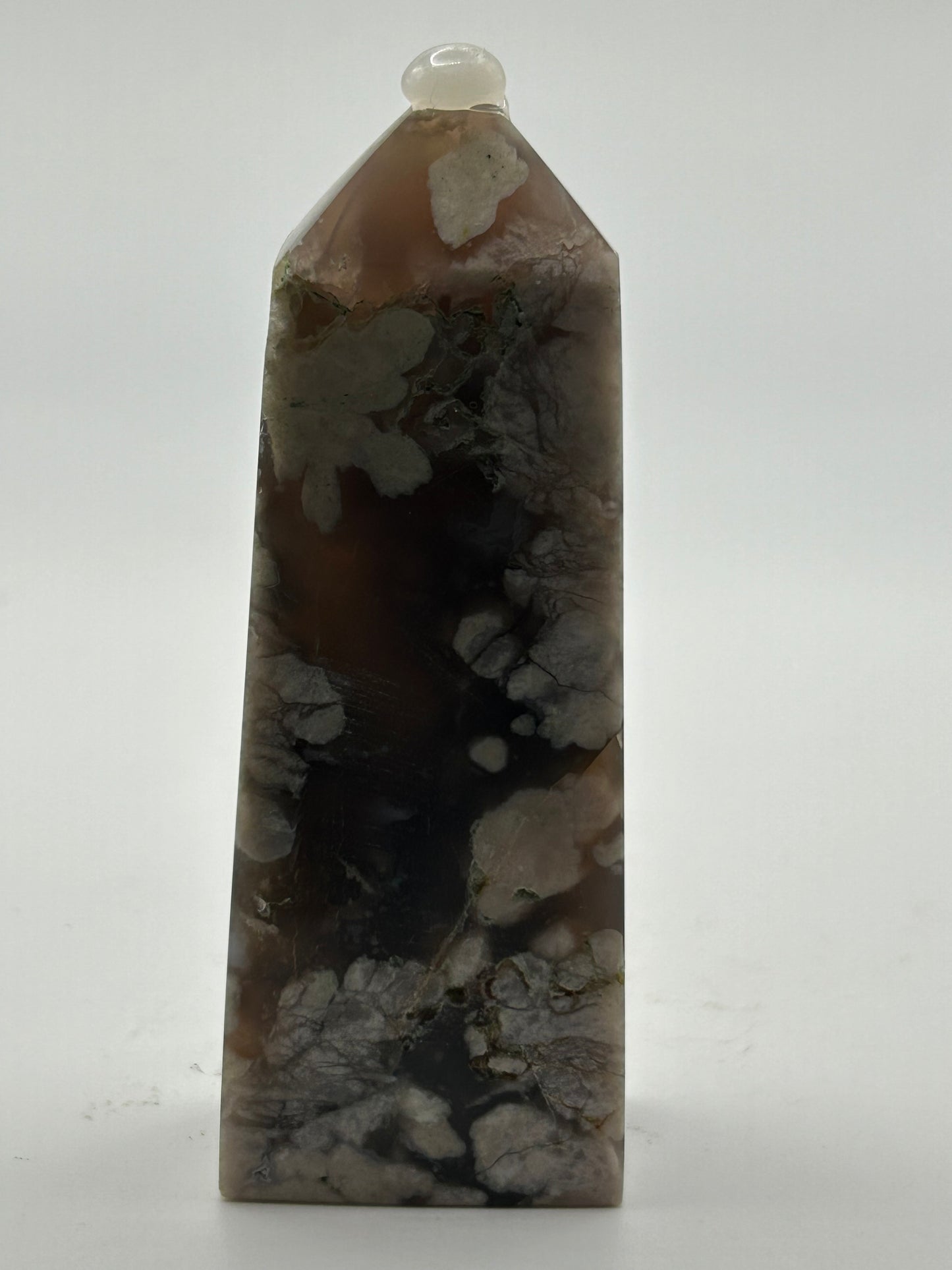 Tower(s) - Black Flower Agate