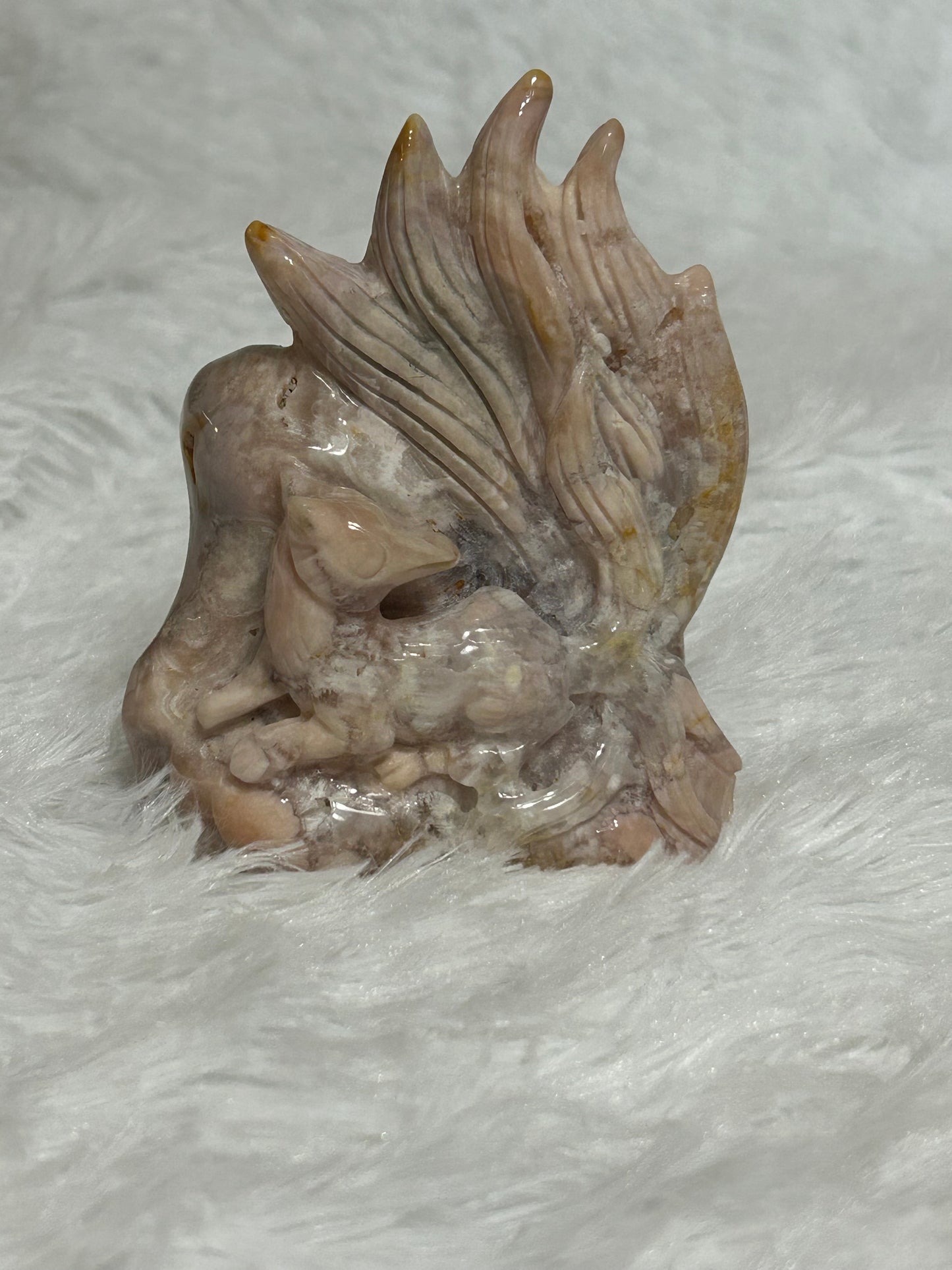 9 Tail Fox - Flower Agate