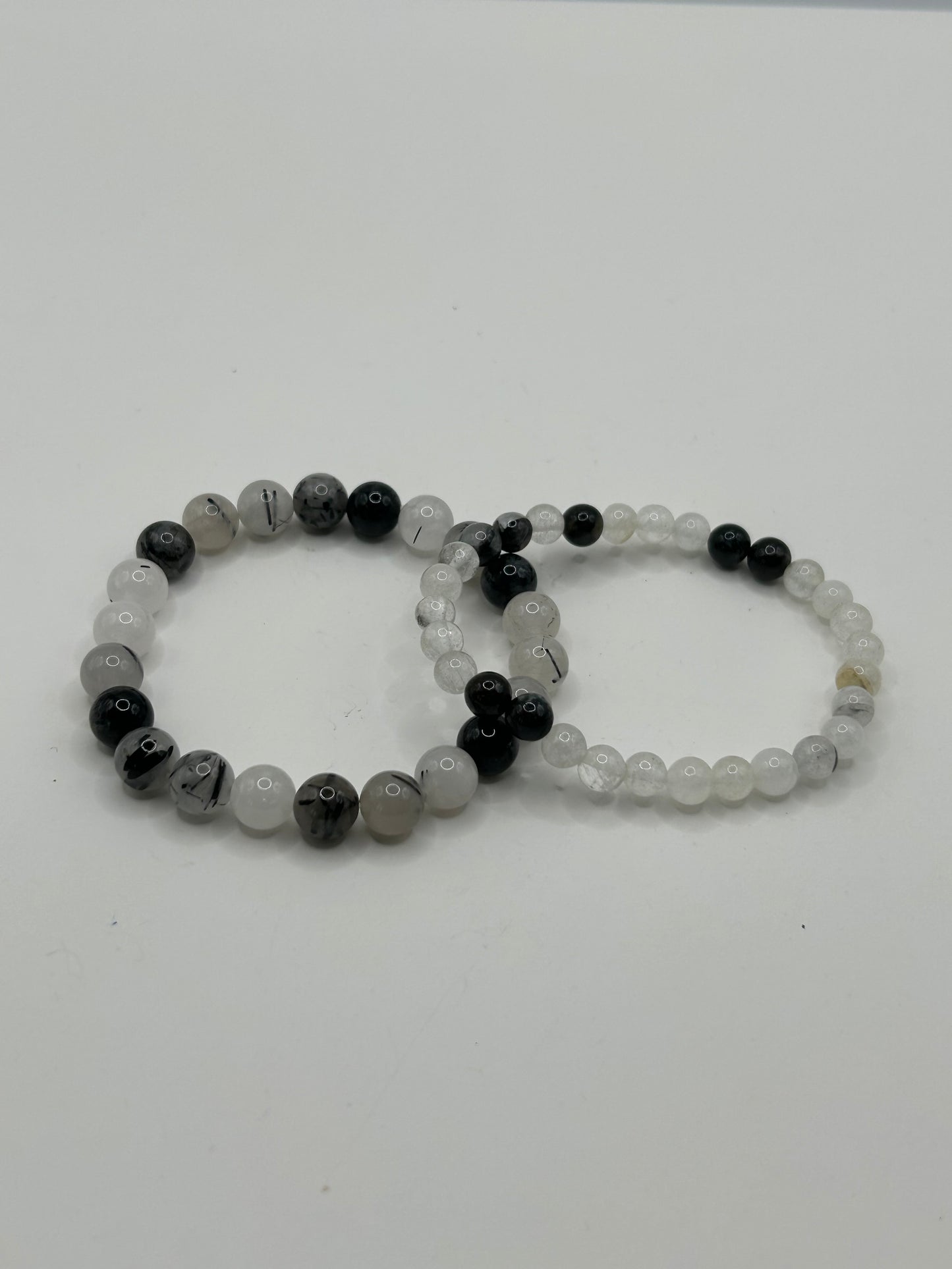 Bracelet - Tourmaline, Black in Quartz
