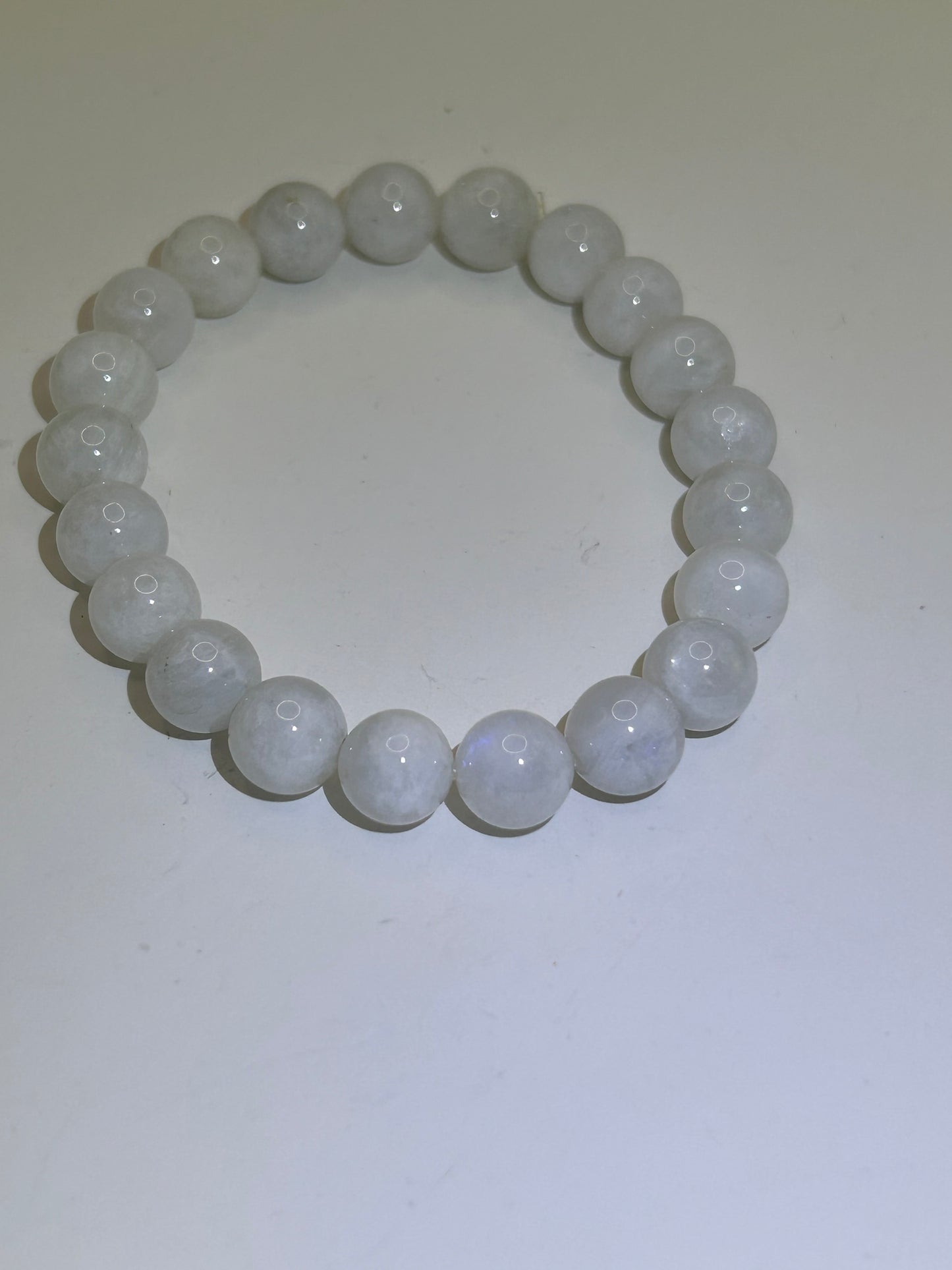 Bracelet - Moonstone Indian/White