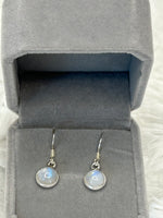 Earrings, Moonstone