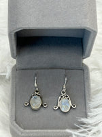 Earrings, Moonstone
