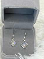 Earrings, Moonstone