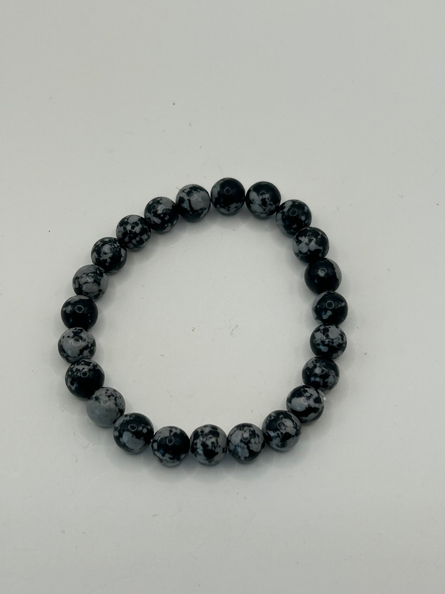 Bracelet - Snowflake Obsidian