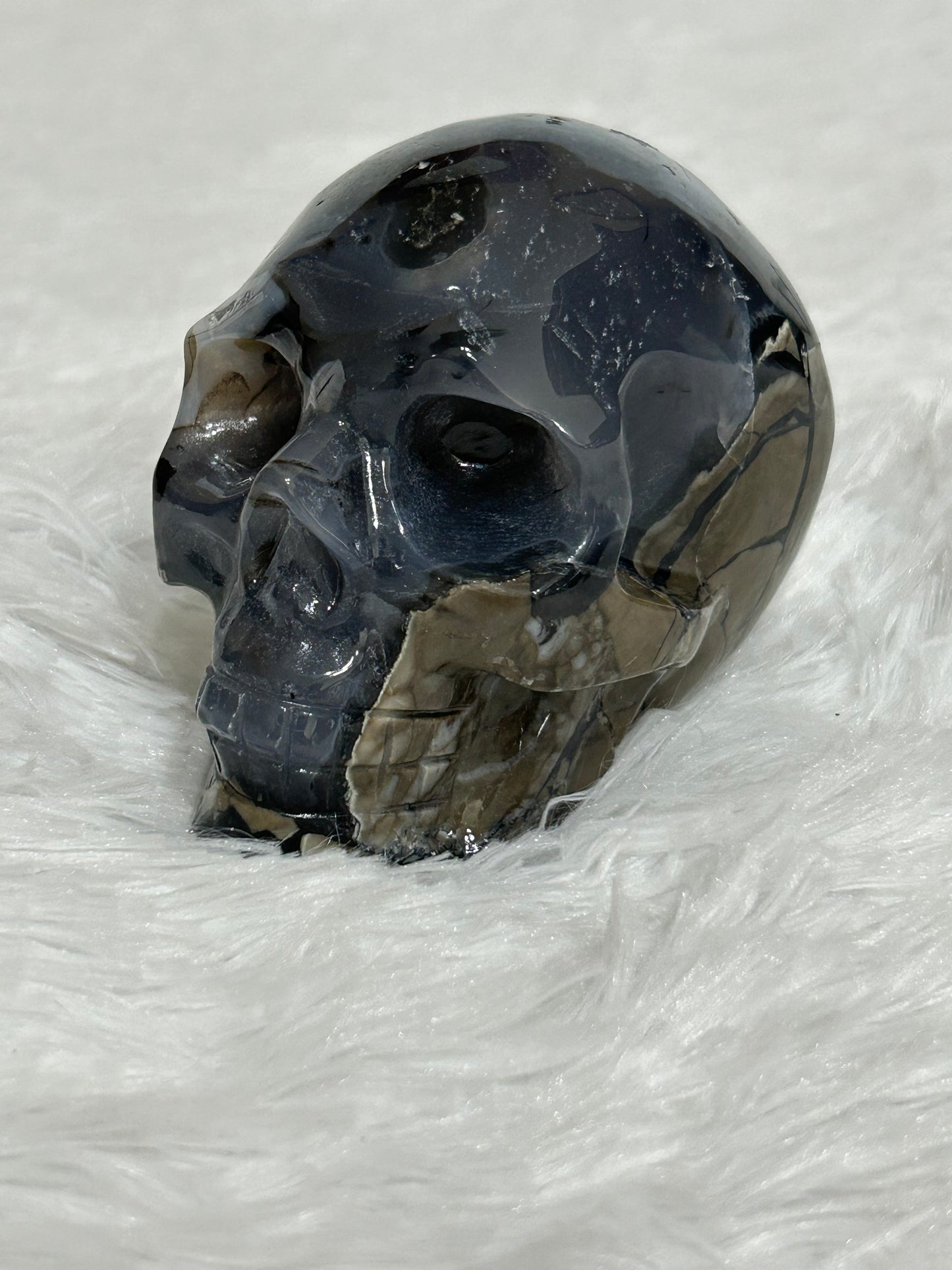 Skull(s) - Volcano Agate (Drusy)