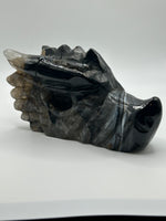 Dragon Head(s) - Black Agate