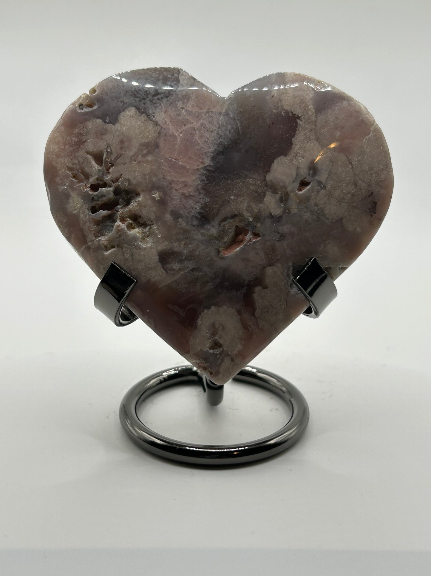Heart(s) - Blue Flower Agate