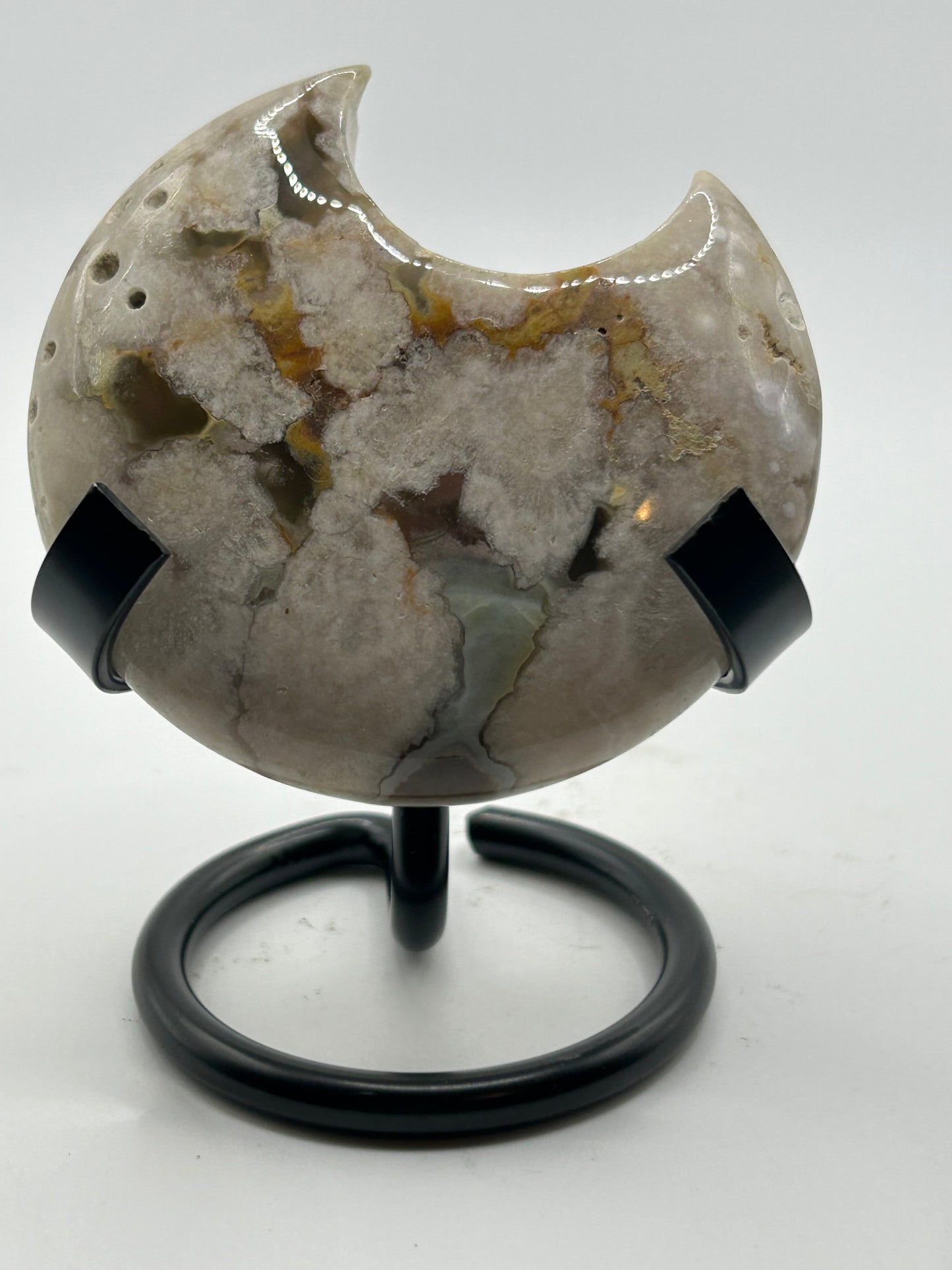 Moon(s) - Blue Flower Agate