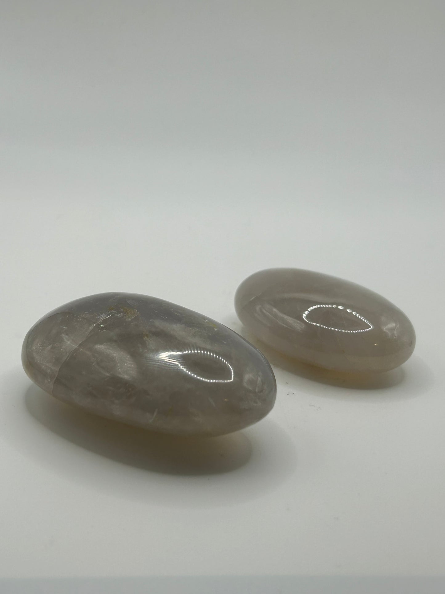 Palm Stone(s), Blue Rose Quartz