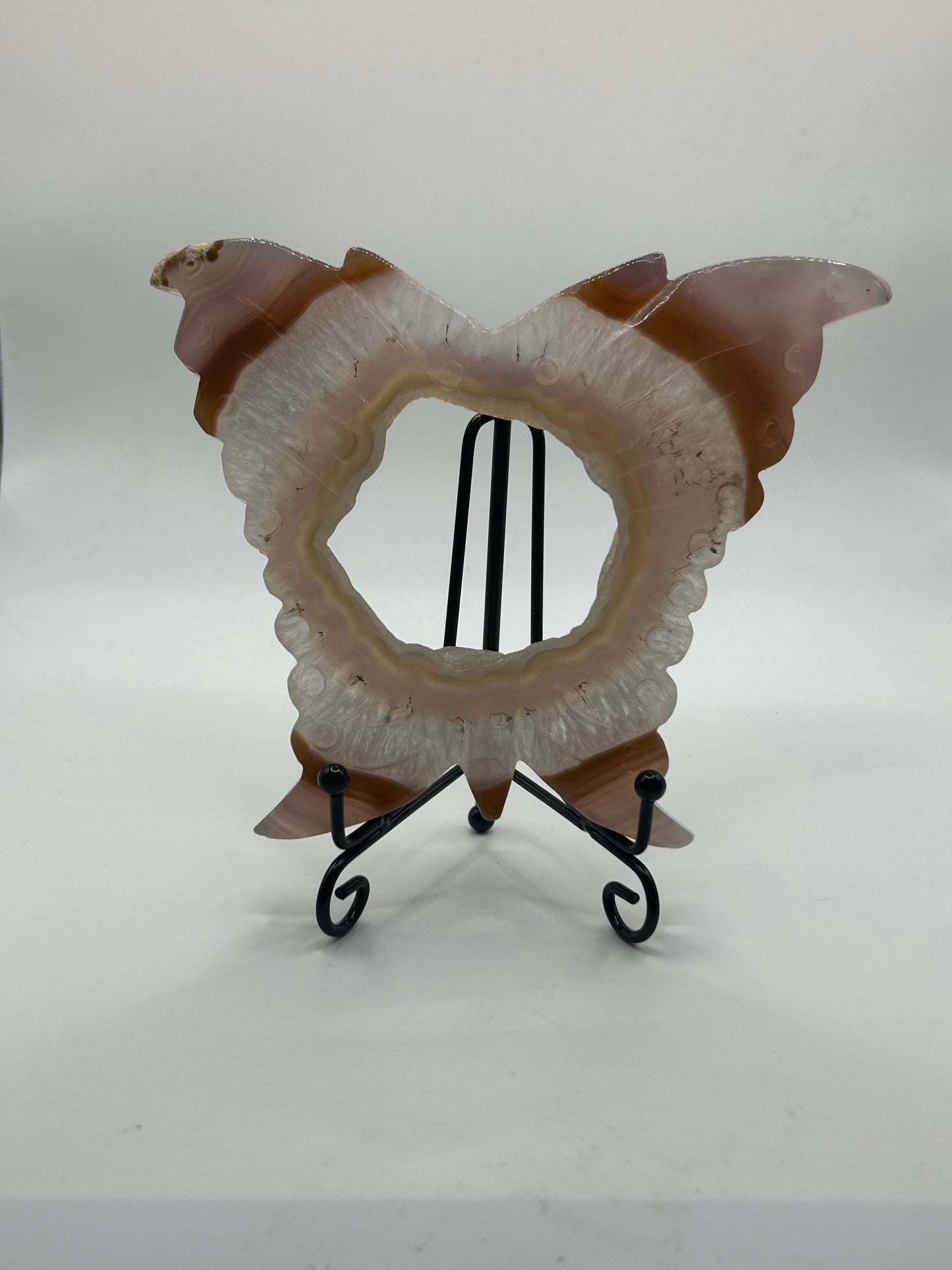 Butterfly(s) - Blue/Gray Banded Agate