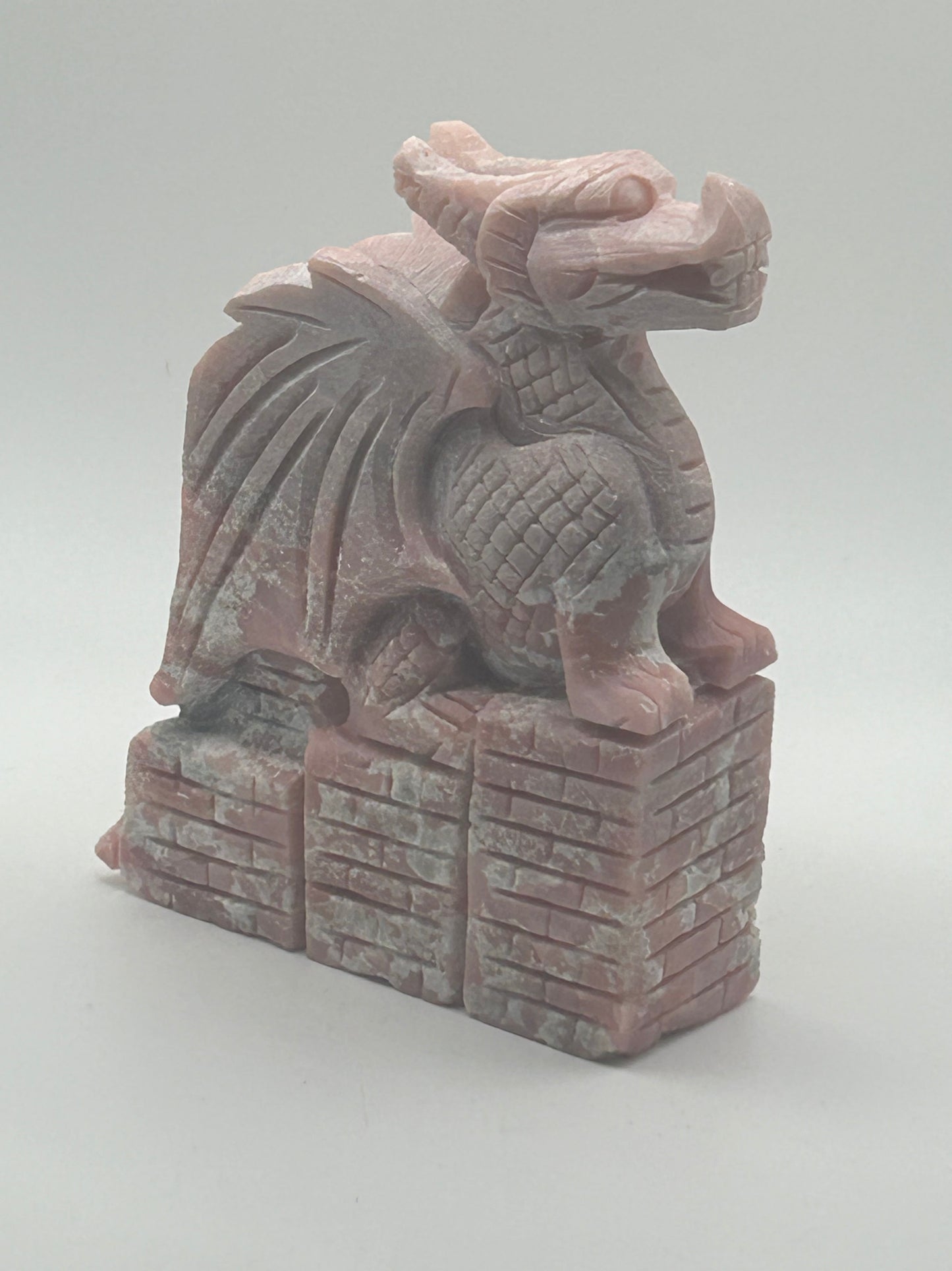 Dragon(s) Standing - Pink Opal