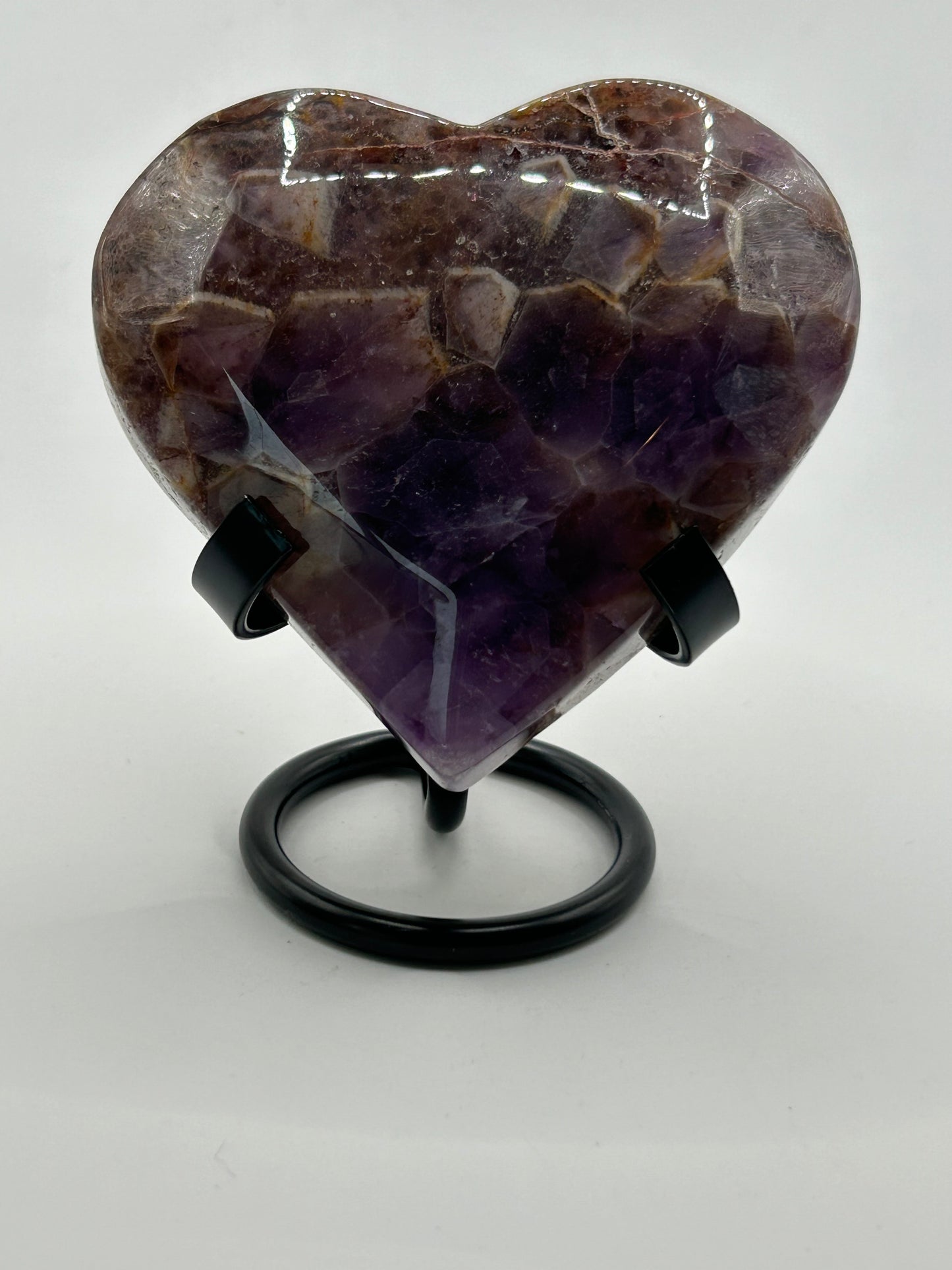 Heart(s) - Amethyst and Crazy Lace Agate