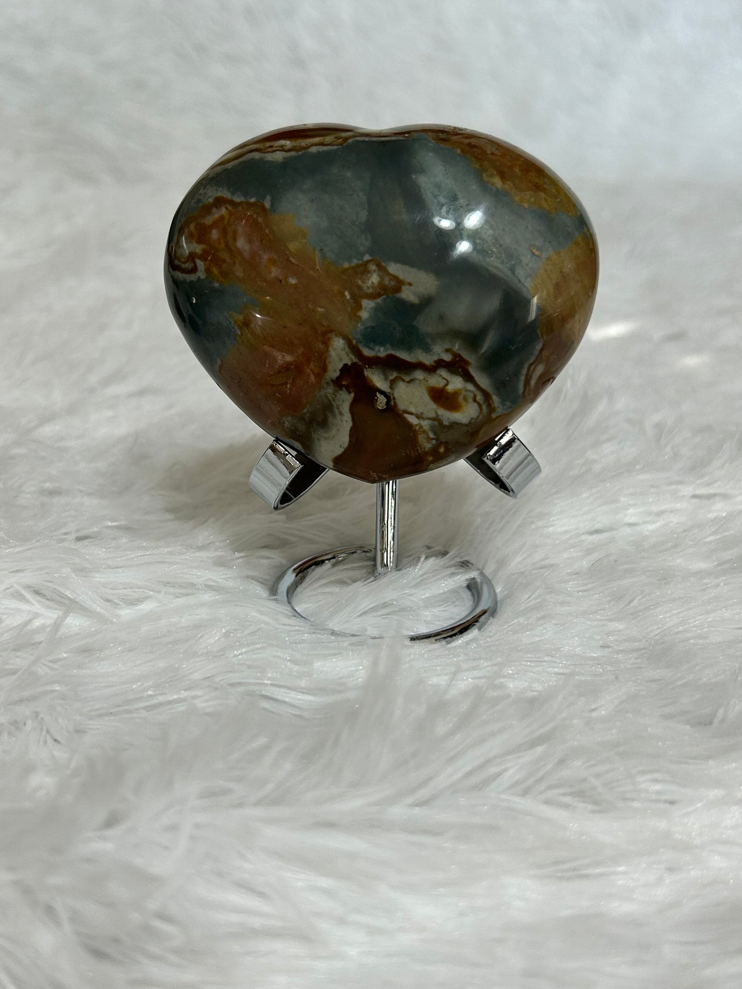 Heart(s) - Blue Polychrome Jasper