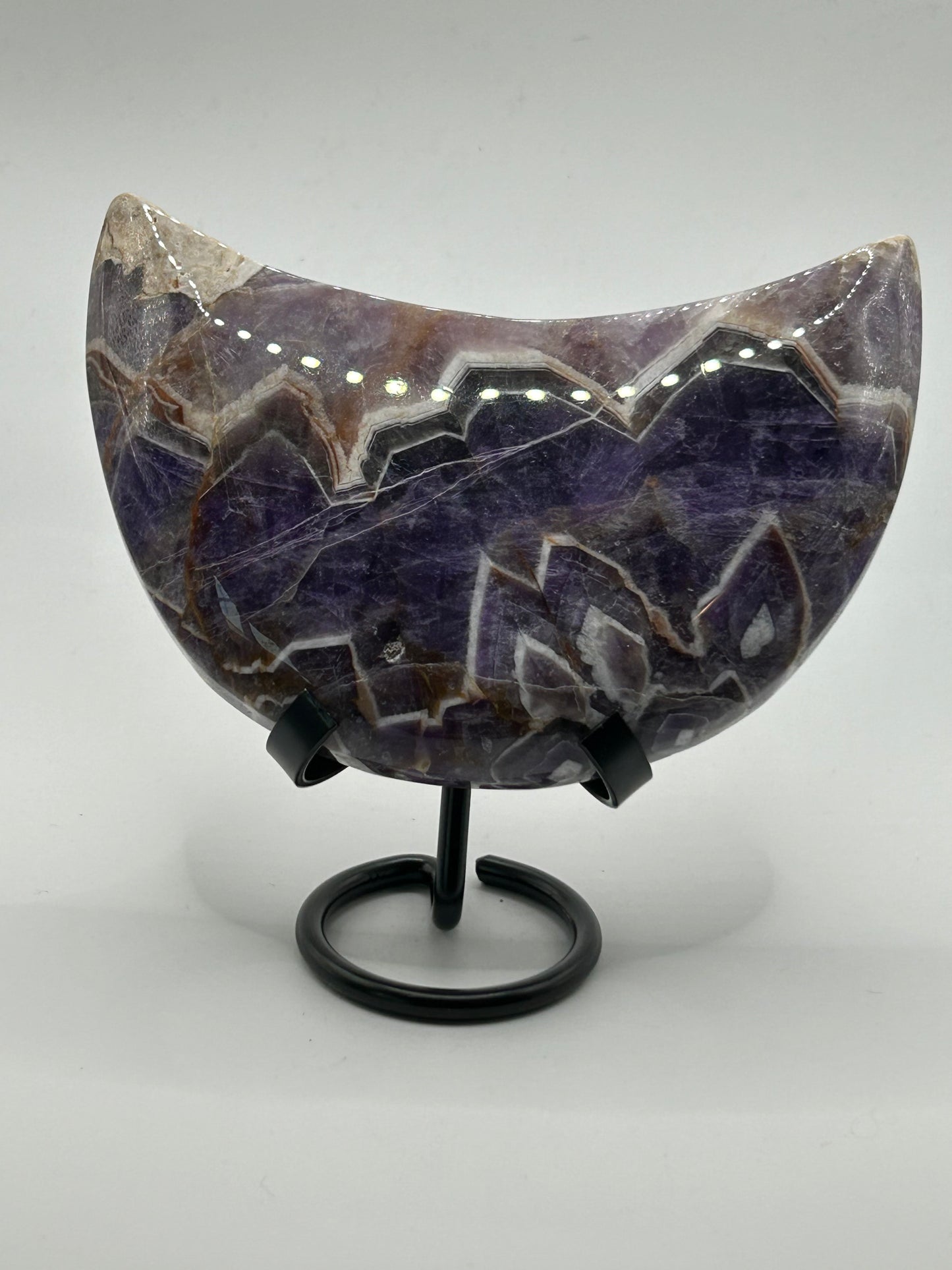 Moon(s) Amethyst and Mexican Crazy Lace Agate