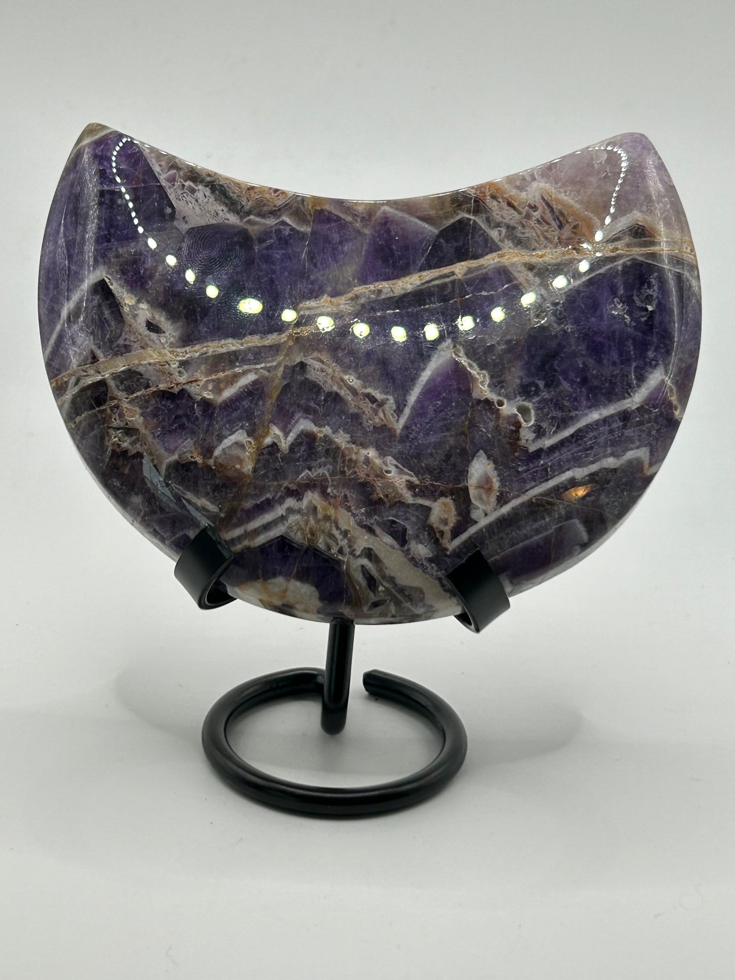 Moon(s) Amethyst and Mexican Crazy Lace Agate