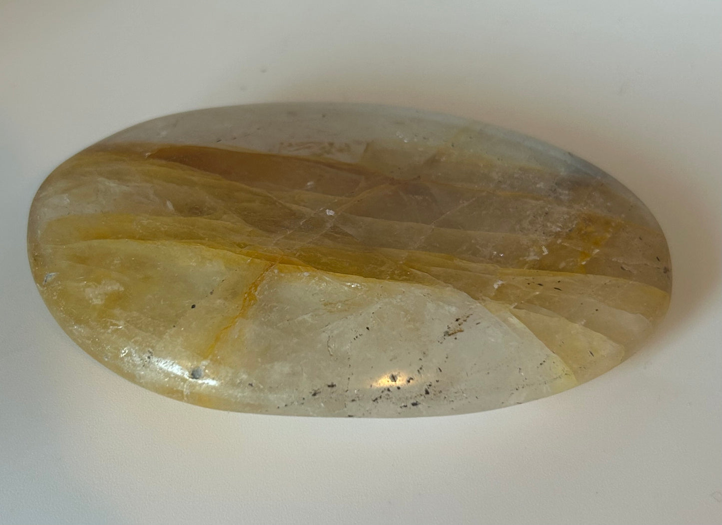 Palm Stone(s), Golden Healer Quartz