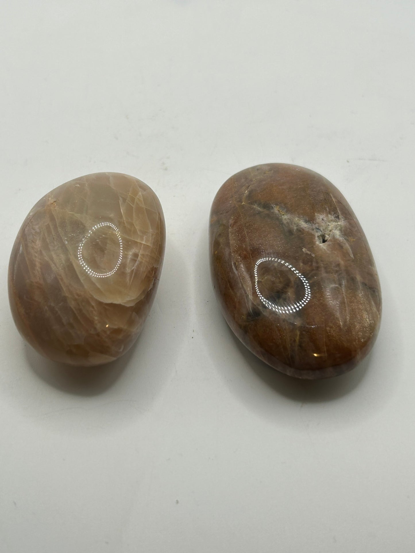 Palm Stone(s), Peach Moonstone