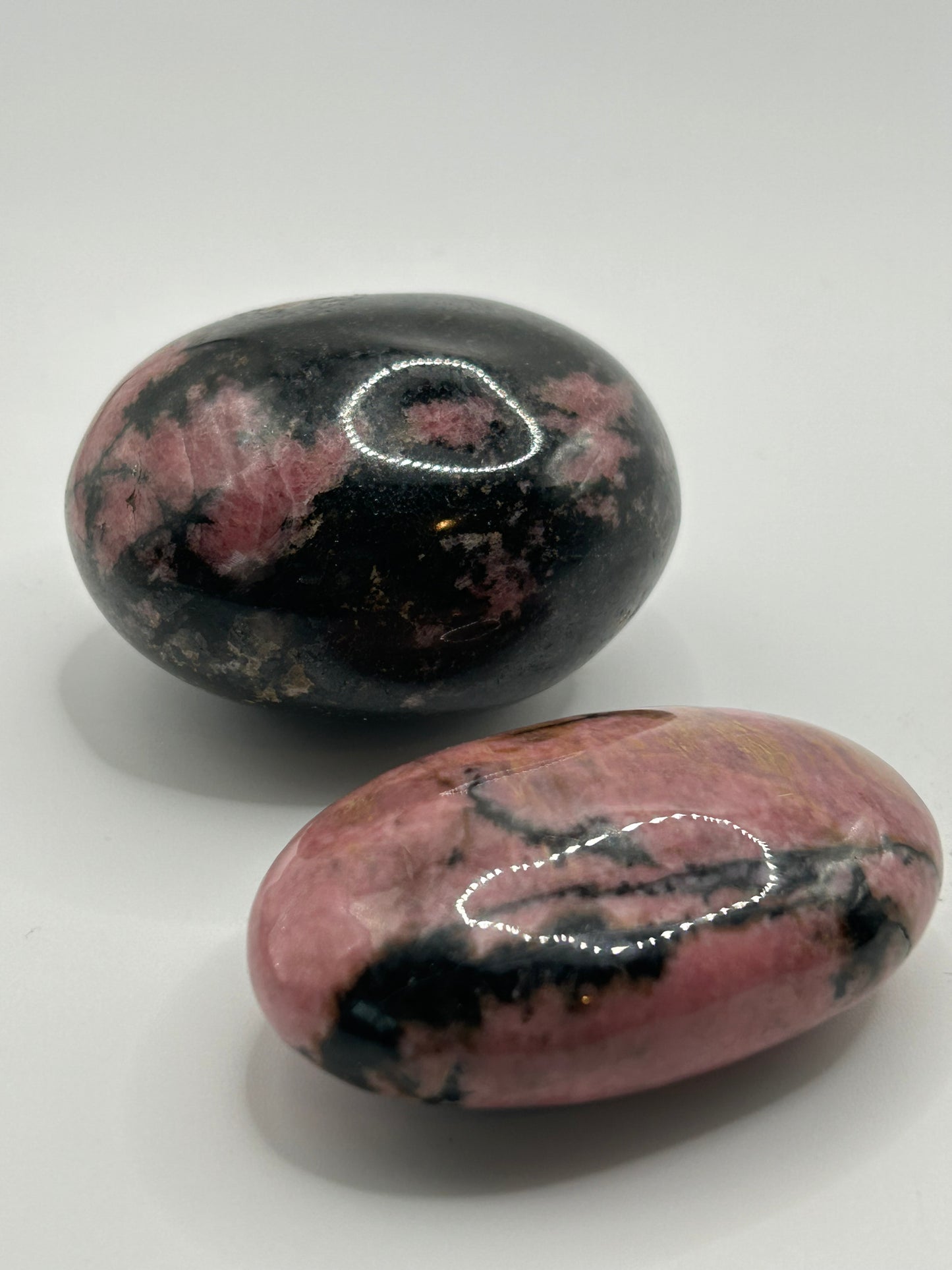 Palm Stone(s), Rhodonite