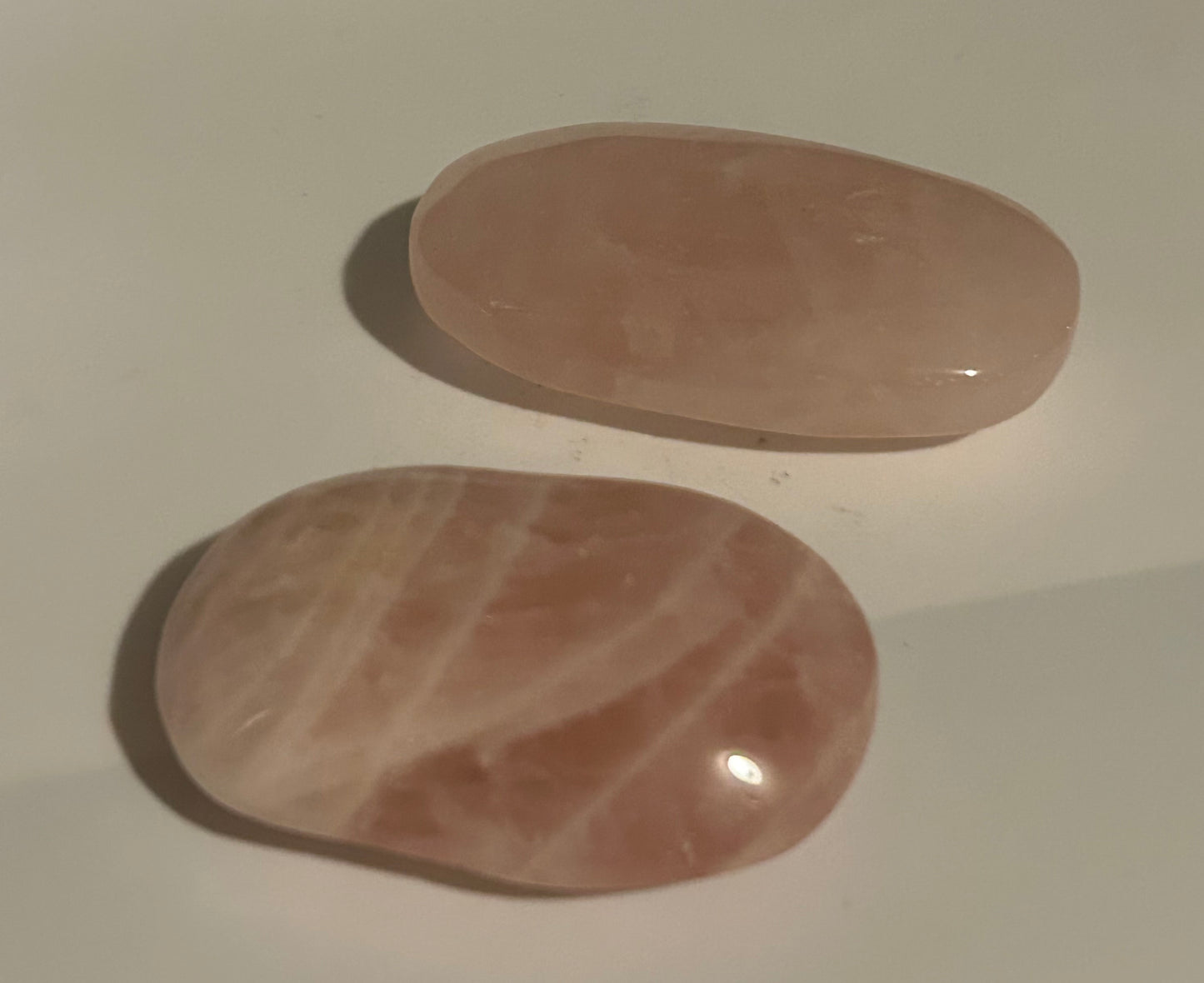 Palm Stone(s), Rose Quartz