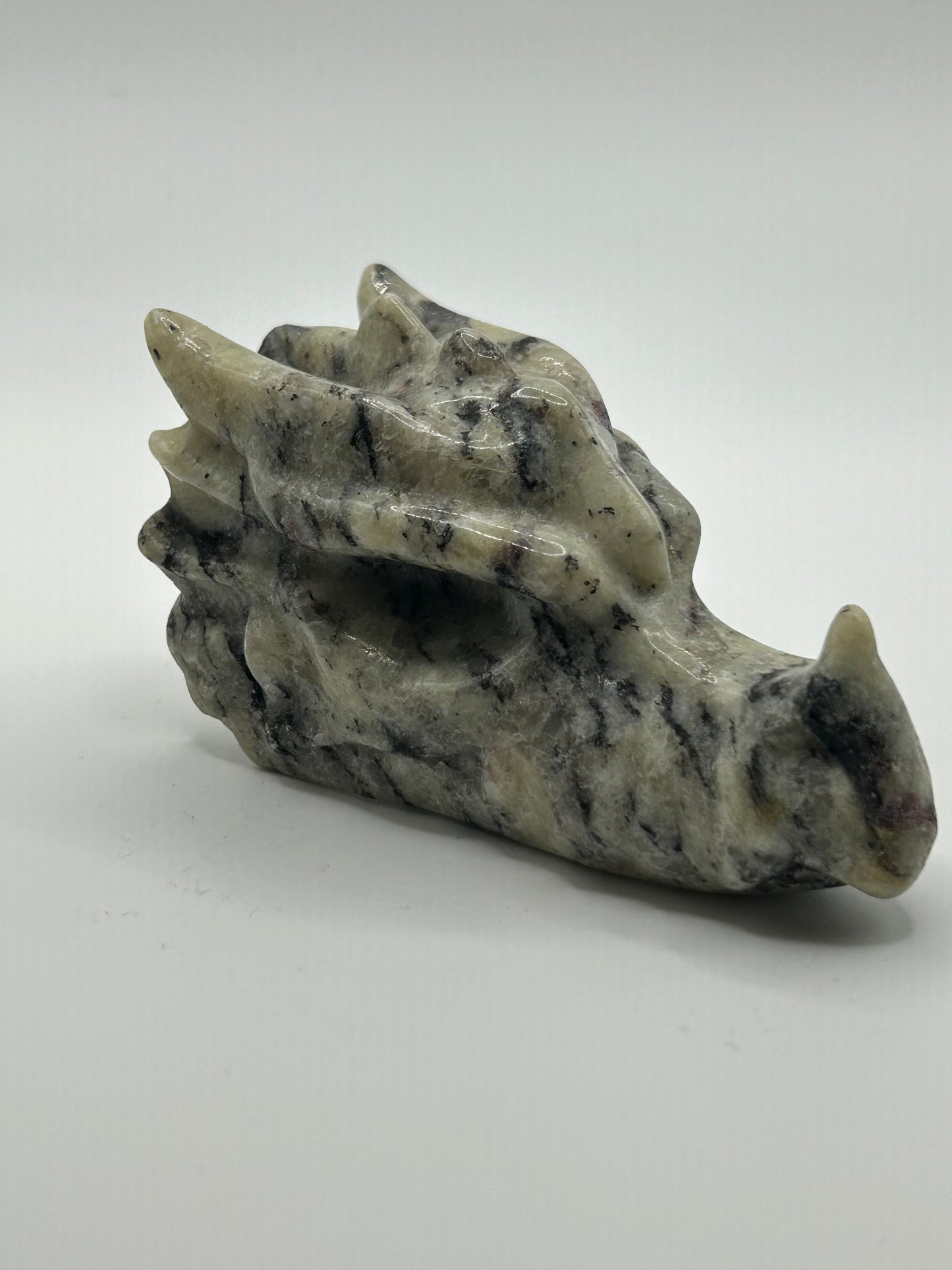 Dragon Head(s) - Tourmaline, Plum Blossom