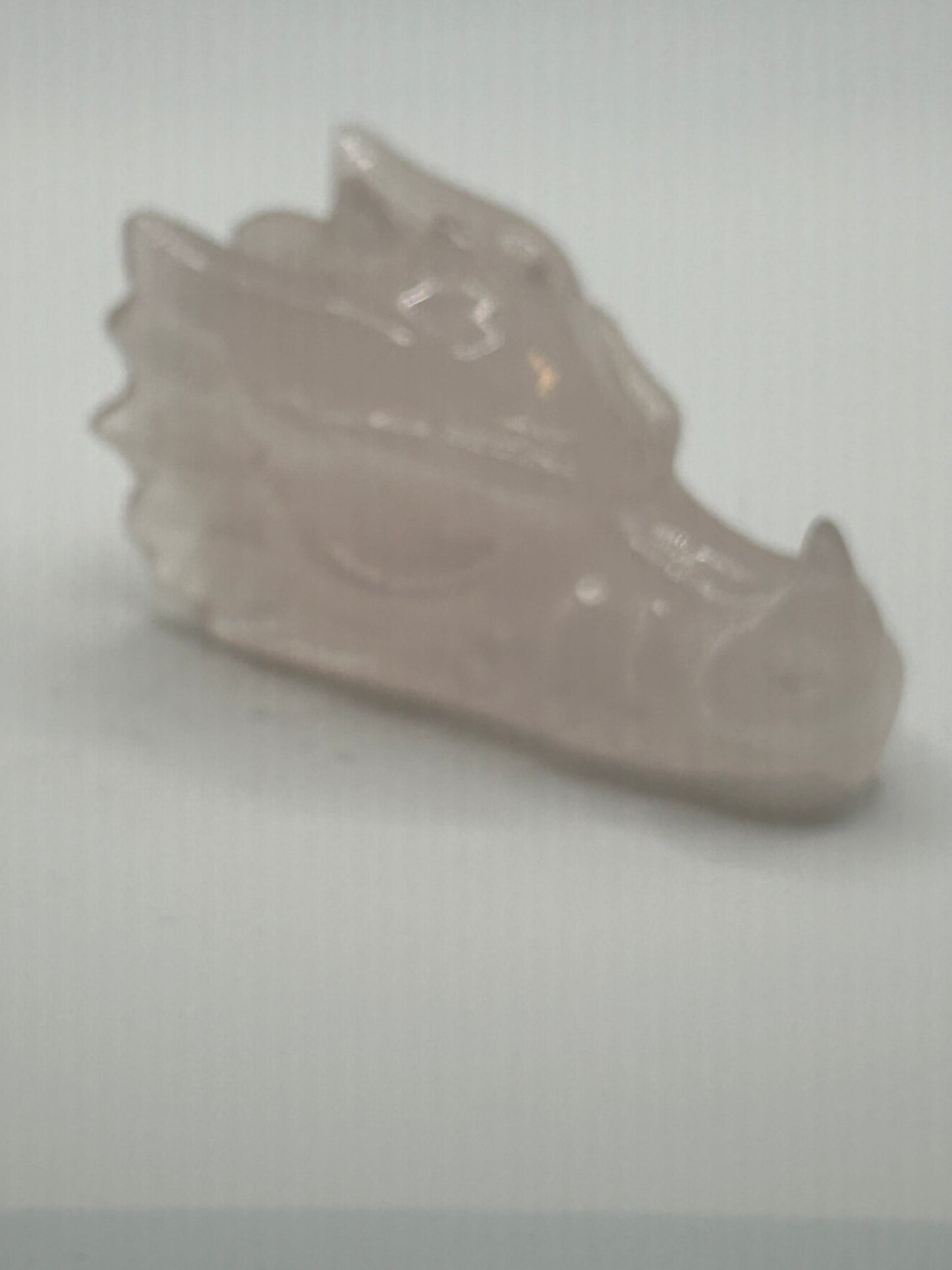 Dragon Head(s) - Rose Quartz
