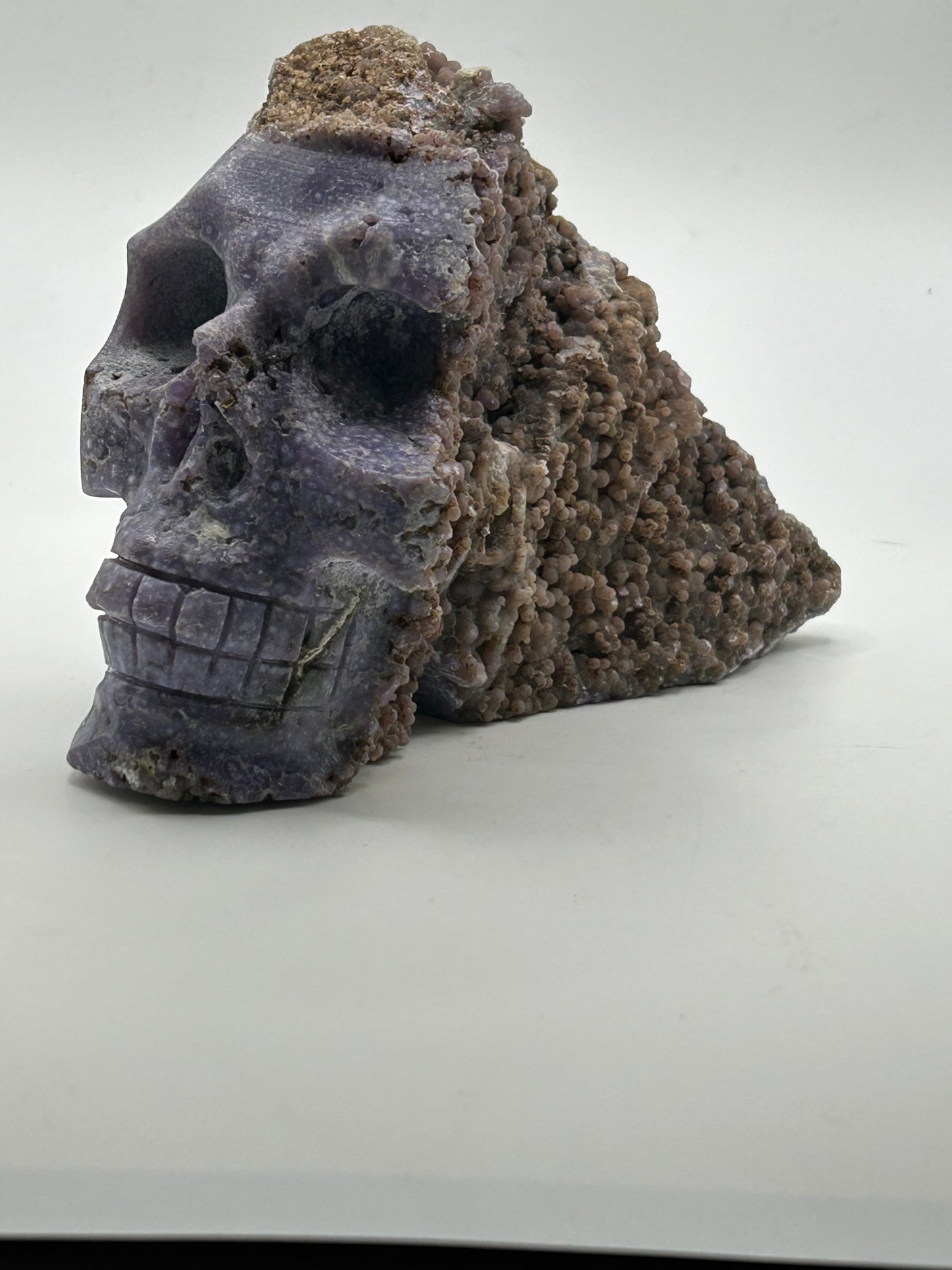 Skull(s) - Grape Agate, Raw