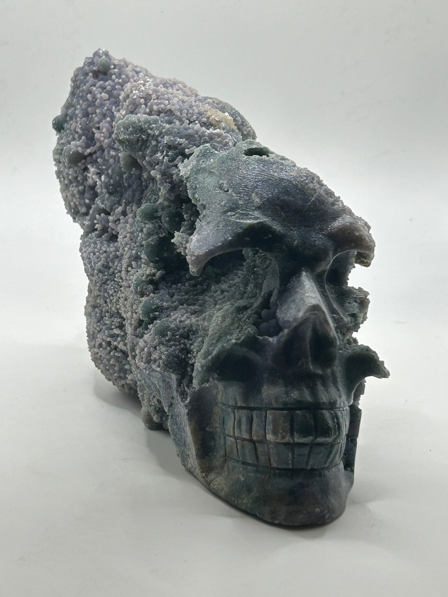 Skull(s) - Grape Agate, Raw