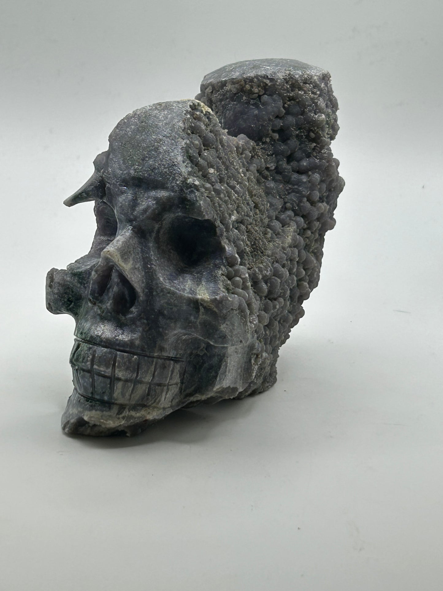 Skull(s) - Grape Agate, Raw