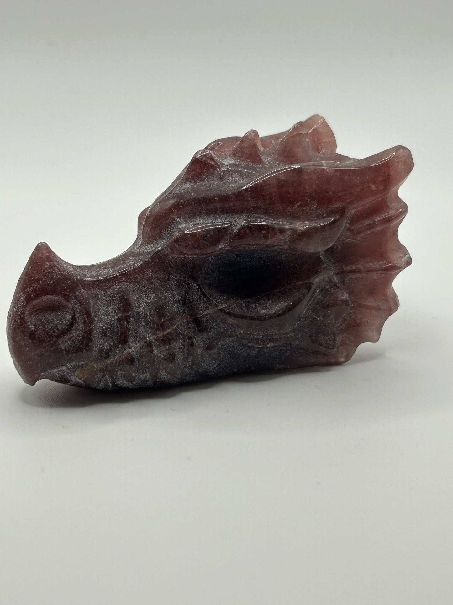Dragon Head(s) - Strawberry Quartz