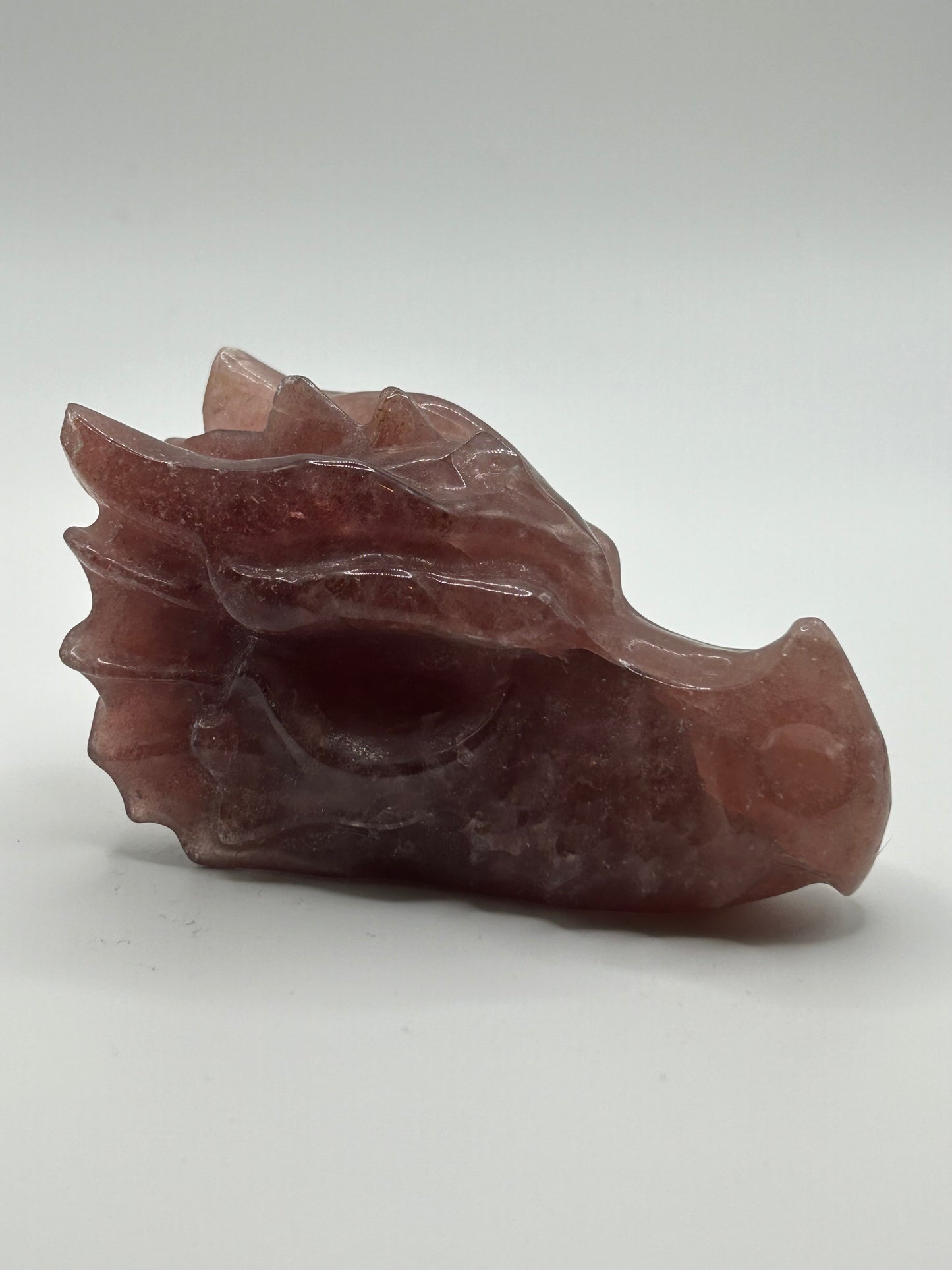 Dragon Head(s) - Strawberry Quartz