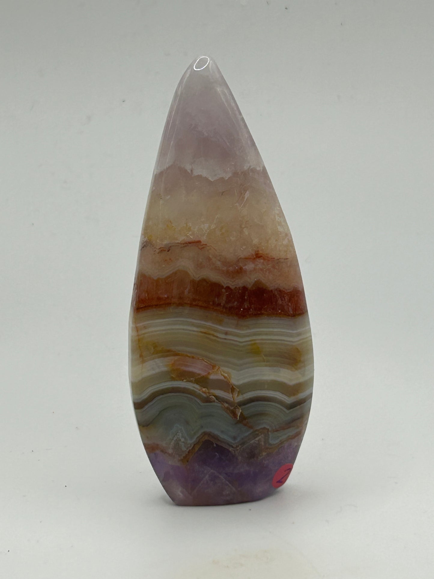 Tear Drop(s) - Amethyst and Mexican Crazy Lace Agate