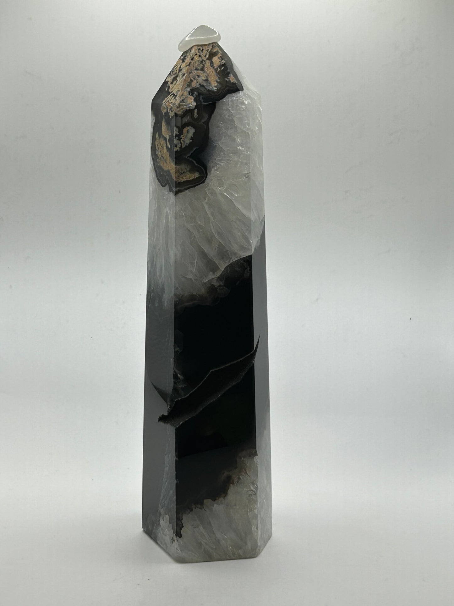 Tower(s) - Black Agate and Black Onyx