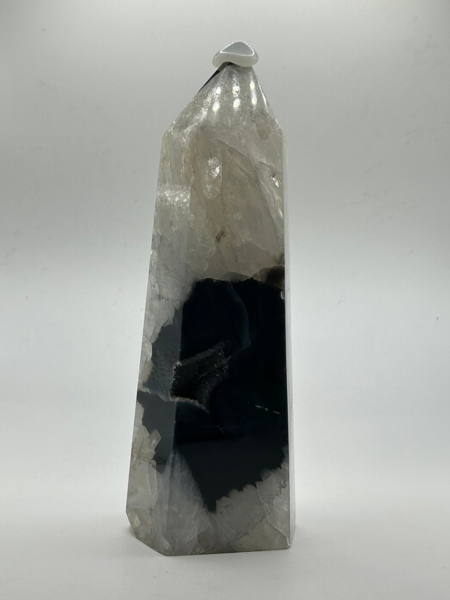Tower(s) - Black Agate and Black Onyx
