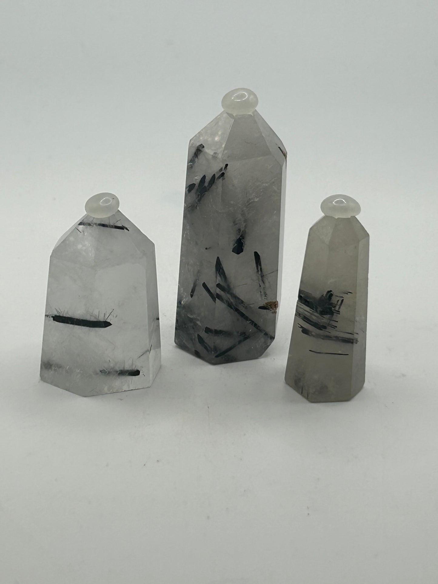 Tower(s) - Black Tourmaline in Quartz