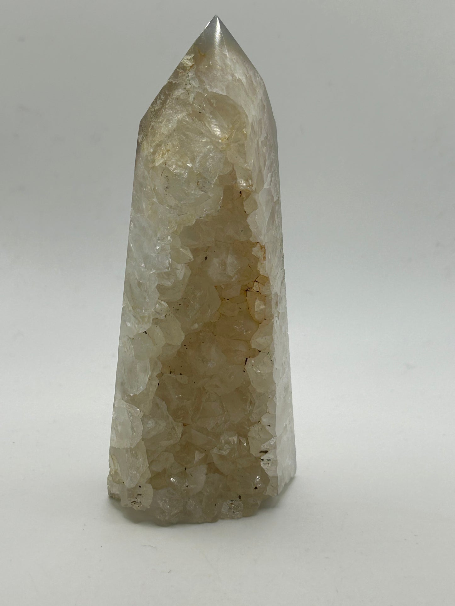 Towers (s), Clear Quartz (half raw)
