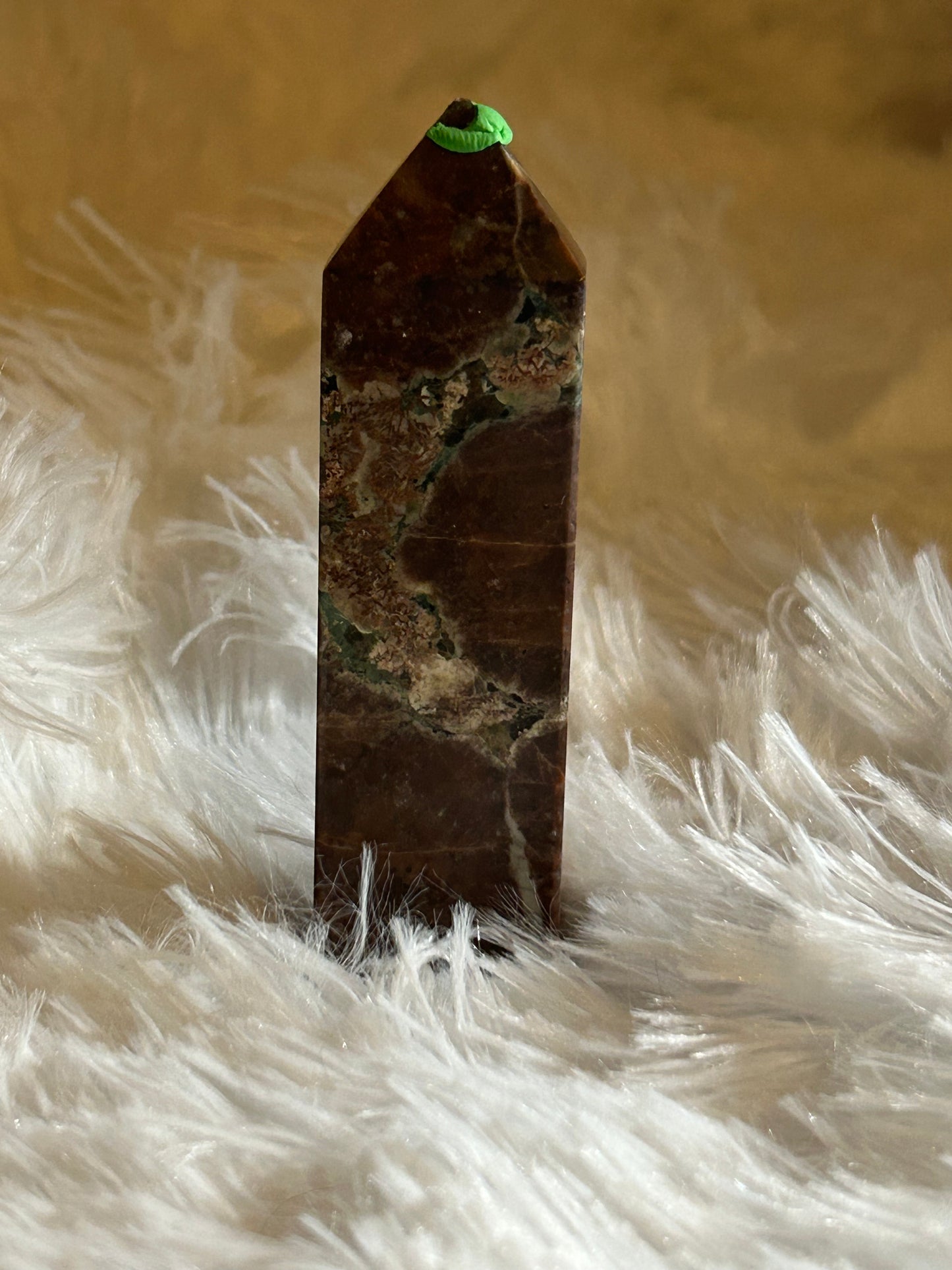 Tower(s) - Volcano & Football Agate