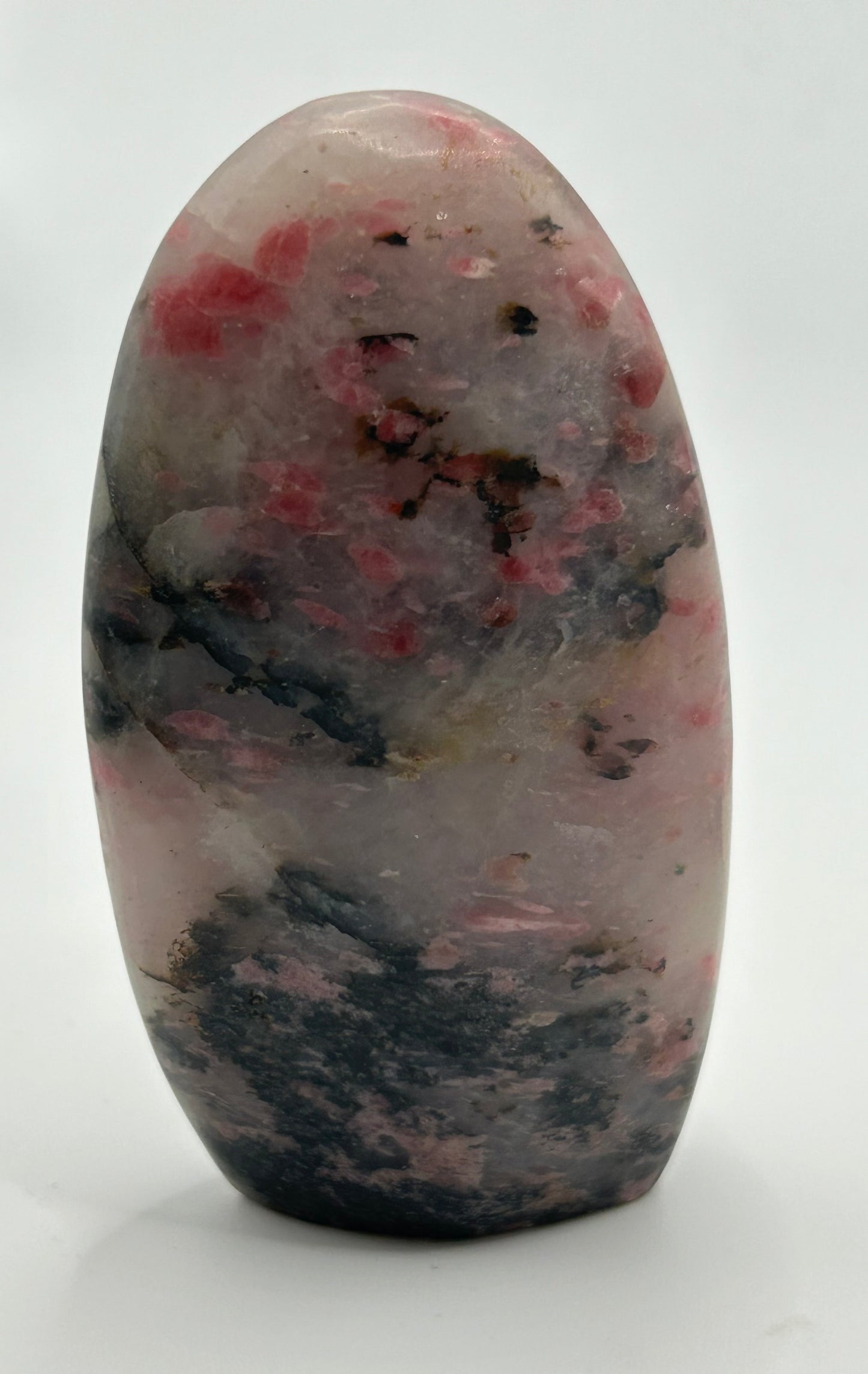 Free Form(s), Icy Polished Rhodonite