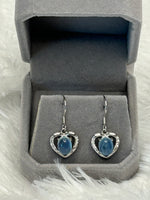 Earrings, Aquamarine