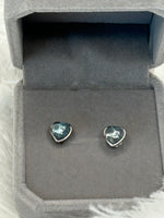 Earrings, Aquamarine