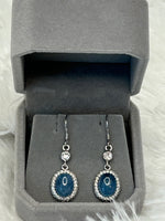 Earrings, Aquamarine