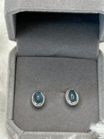 Earrings, Aquamarine