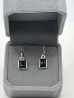 Earrings, Black Onyx