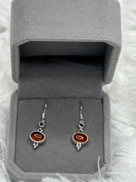 Earrings, Carnelian