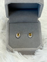 Earrings, Citrine