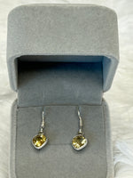 Earrings, Citrine